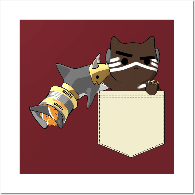 DoomPaw "PocketKatsu" - Katsuwatch Wall Art by dillongoo